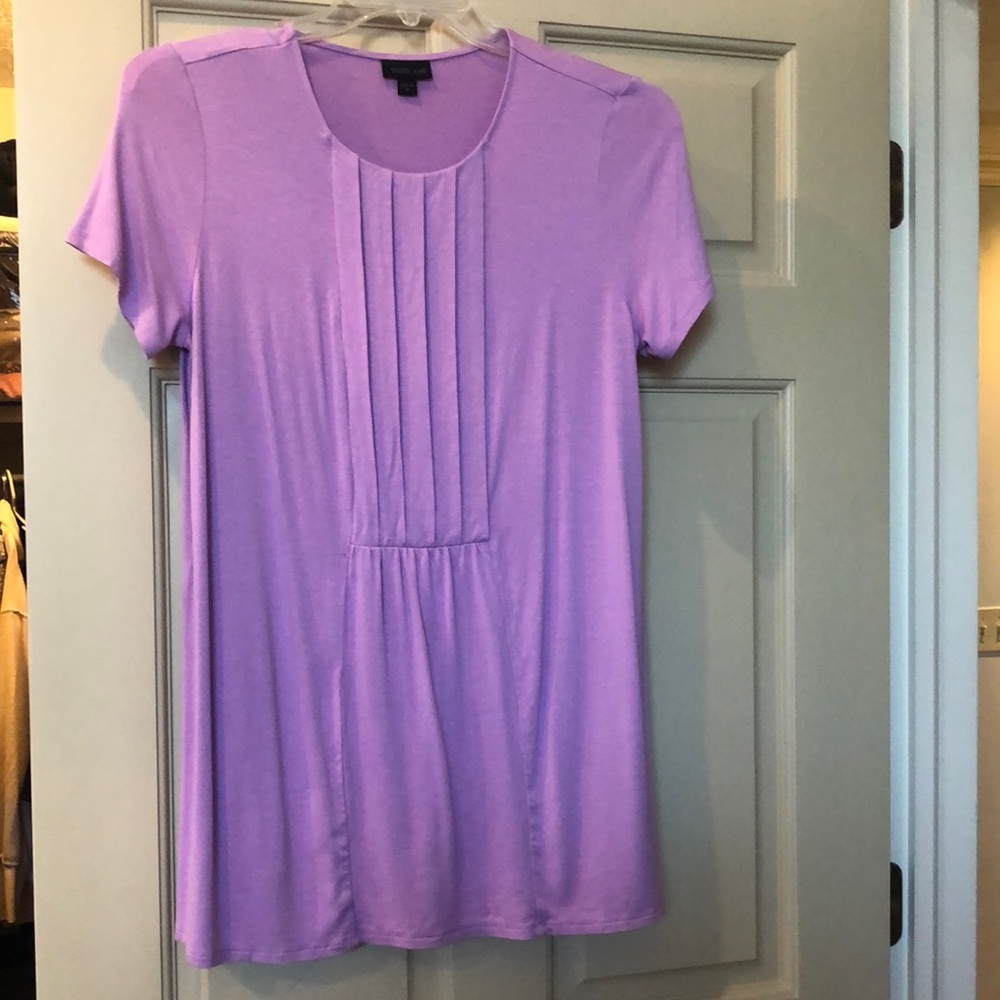 J Jill Wearever Collection lavender top sz M